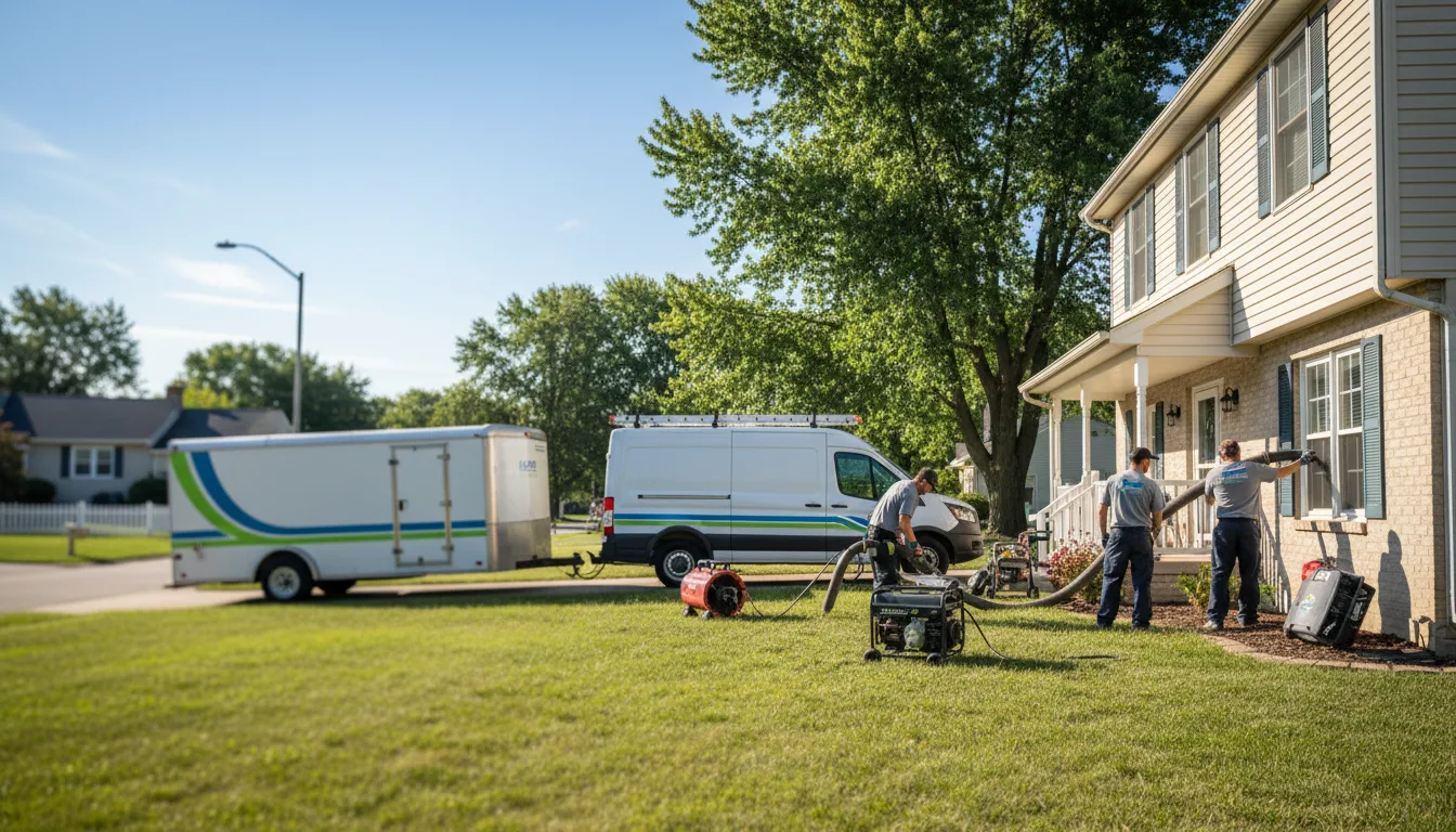 Flooded Basement Restoration And Cleanup With Repair in Lewiston, MI near me